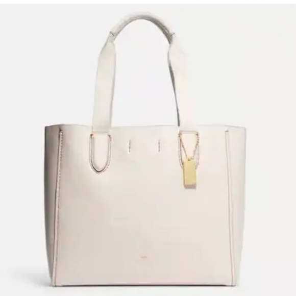 Coach Derby Tote In Chalk - Picture 1 of 12